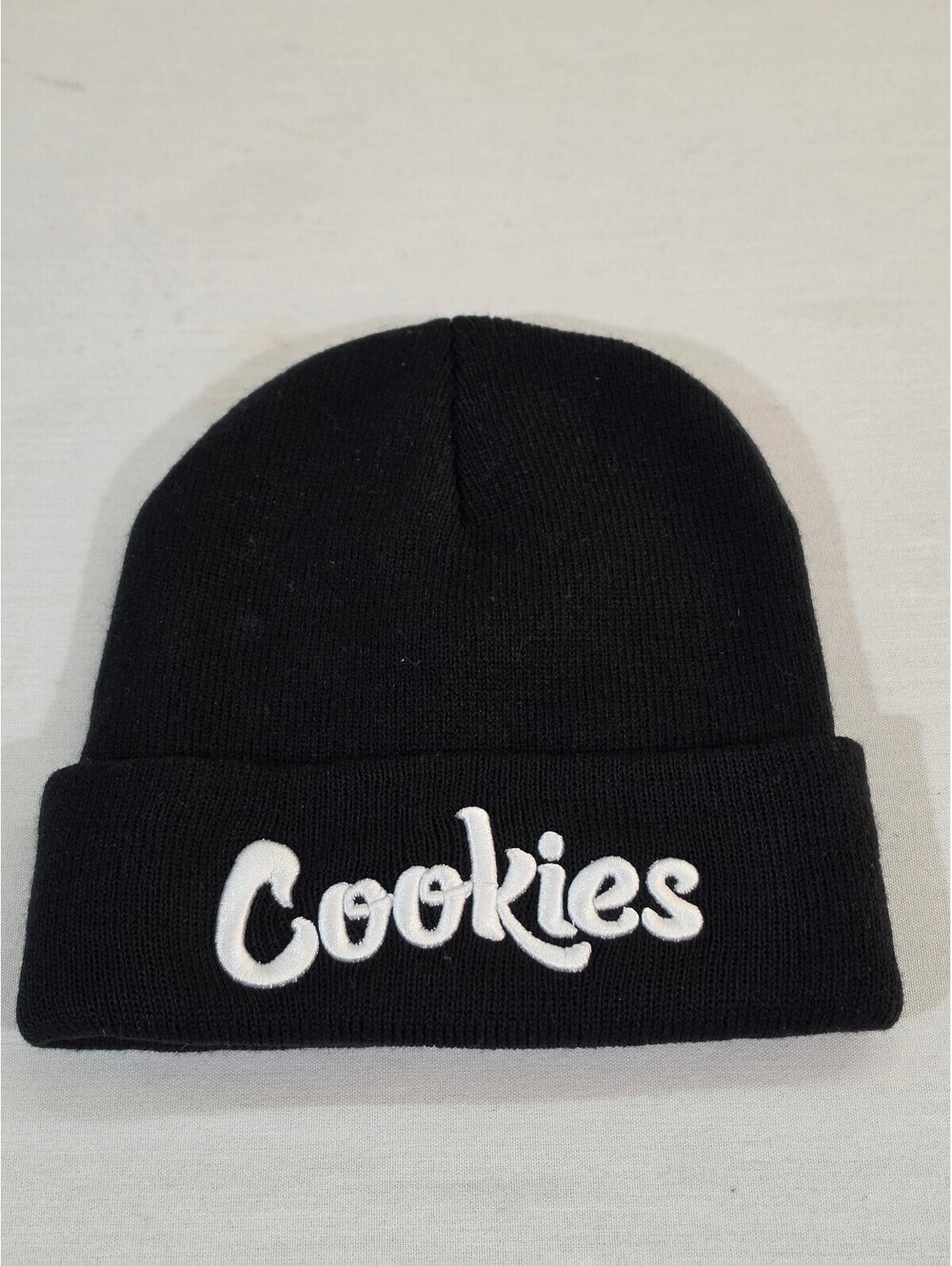 Cookies black knit beanie